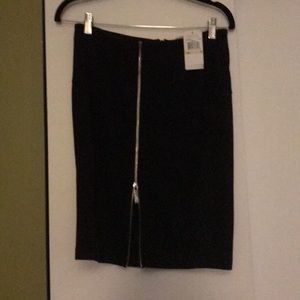 Michael Kors front zipper skirt